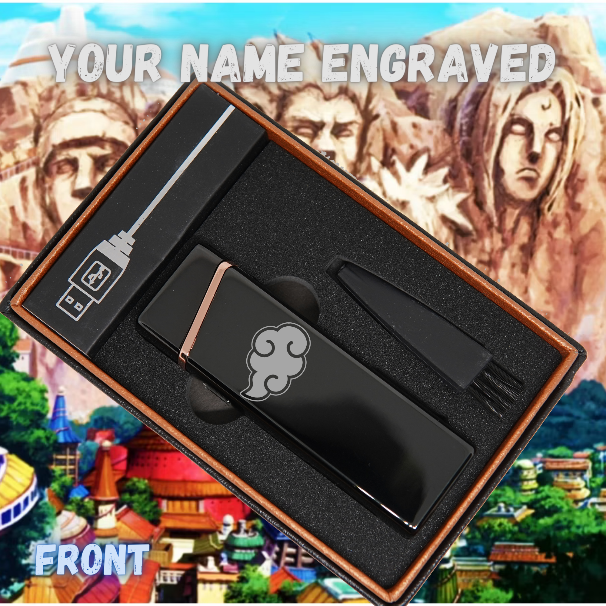 Naruto Electric Lighter with cloud logo